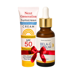 2-Step Skincare - Bela Vitamin C Serum + Dsunscreen BELA GLOW